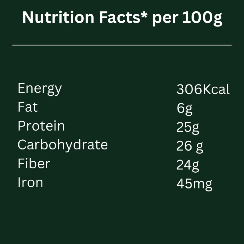 Popmak 100% Natural Moringa Powder – Organic Superfood (200g)