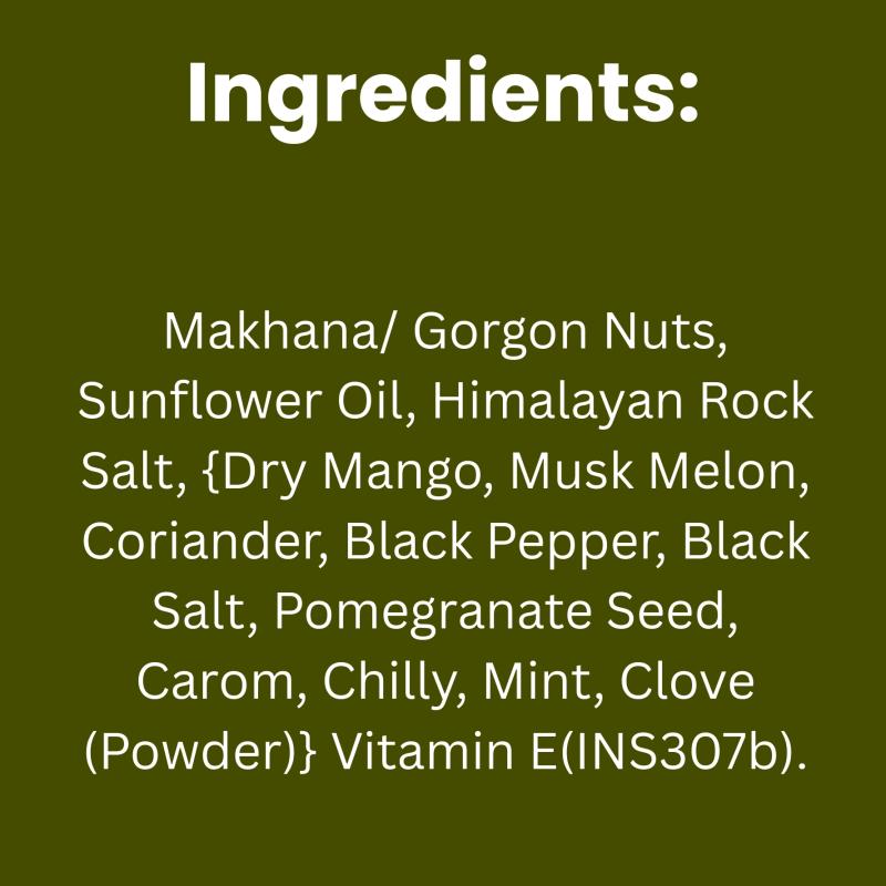 Popmak Roasted & Flavored Makhana – Mumbai Chaat (55g) Guilt-Free Healthy Snacking | Fox Nuts