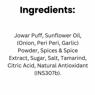 POPMAK Jowar Puffs – Peri Peri | Crunchy, Guilt-Free & Healthy Snack!