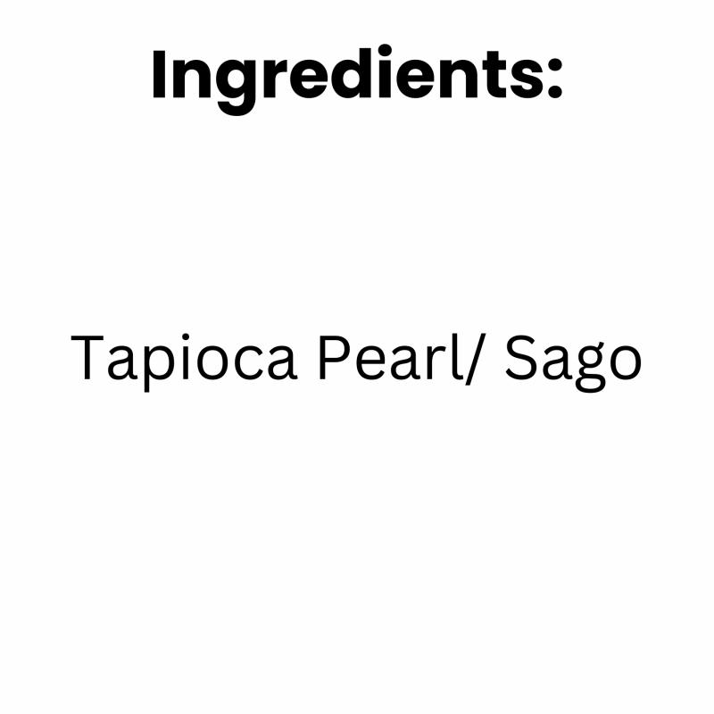 Popmak Premium 100% Natural Gluten-Free Sabudana (Tapioca Pearls / Sago) Fasting Snack– 500g Pack