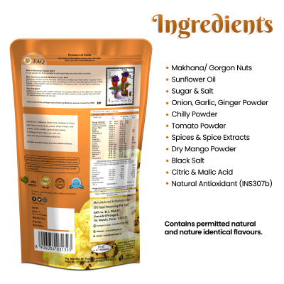 Popmak Roasted & Flavoured Makhana – Indian Spices, 80g  Crunchy | Flavourful | Guilt-Free | Healthy Snack