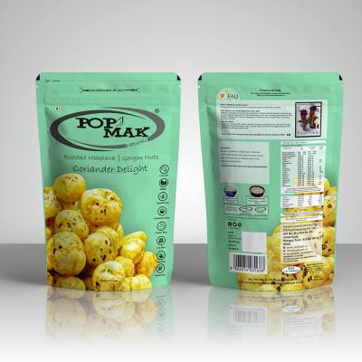 Popmak Roasted Flavoured Makhana – Coriander Delight (55g)