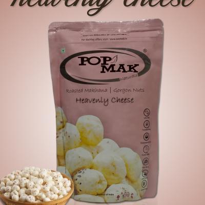 POPMAK Heavenly Cheese | Roasted & Flavoured Makhana – (55gm)