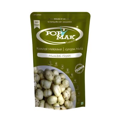 Popmak Roasted & Flavored Makhana – Mumbai Chaat (55g) Guilt-Free Healthy Snacking | Fox Nuts