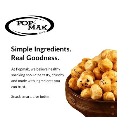 Popmak Roasted & Flavoured Makhana – Indian Spices, 80g  Crunchy | Flavourful | Guilt-Free | Healthy Snack